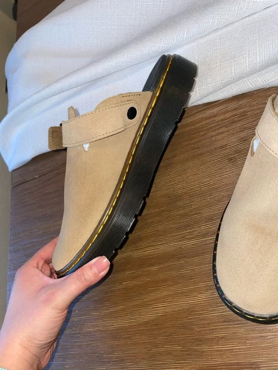 Doc Marten Suede Slip-On Clogs - Picture 5 of 7